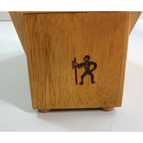 J.A. Henckels Knife Block 6 Slot Natural Wood Model 931 Kitchen Storage 8" - Picture 7 of 8